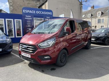 Voir le détail de l'offre de cette FORD Transit Custom Kombi 320 L2H1 2.0 EcoBlue 130ch mHEV Trend Business 7cv de 2021 en vente à partir de 468.93 €  / mois