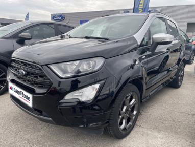 Voir le détail de l'offre de cette FORD EcoSport 1.0 EcoBoost 140ch ST-Line Noir/Tiger Euro6.2 de 2019 en vente à partir de 217.47 €  / mois