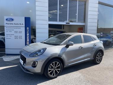 Voir le détail de l'offre de cette FORD Puma 1.0 EcoBoost 125ch mHEV Titanium 7cv de 2020 en vente à partir de 188.82 €  / mois