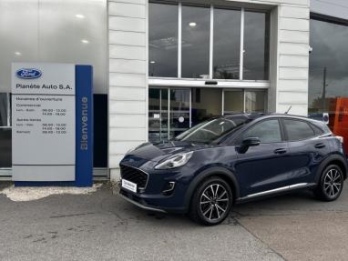 Voir le détail de l'offre de cette FORD Puma 1.0 EcoBoost 125ch mHEV Titanium Business 7cv de 2020 en vente à partir de 217.67 €  / mois