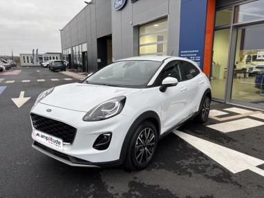 Voir le détail de l'offre de cette FORD Puma 1.0 EcoBoost 125ch S&S mHEV Titanium Powershift de 2022 en vente à partir de 21 299 € 