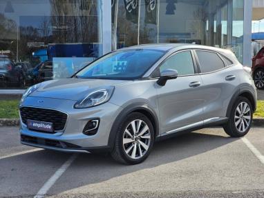 Voir le détail de l'offre de cette FORD Puma 1.0 EcoBoost 125ch mHEV Titanium X DCT7 de 2022 en vente à partir de 216.51 €  / mois