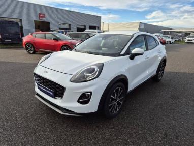 Voir le détail de l'offre de cette FORD Puma 1.0 EcoBoost 155ch mHEV Titanium 7cv de 2020 en vente à partir de 197.07 €  / mois